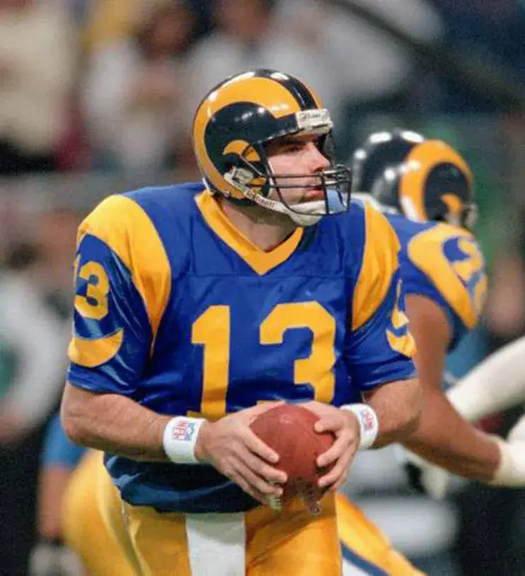 KURT WARNER St. Louis Rams 1999 Throwback NFL Football Jersey 