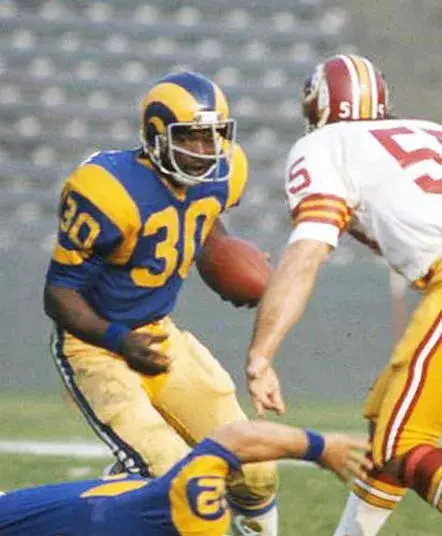 LAWRENCE McCUTCHEON Los Angeles Rams 1977 Throwback NFL Football Jersey 