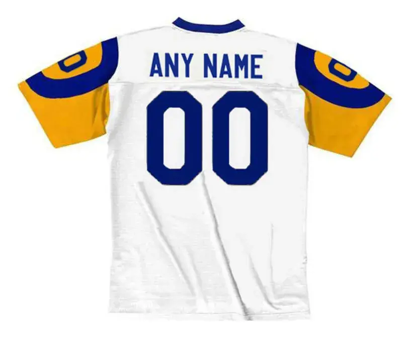 LOS ANGELES RAMS 1980’s Away Throwback NFL Jersey Customized “Any Name & Number(s)” 