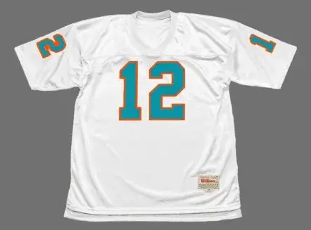 BOB GRIESE Miami Dolphins 1972 Throwback NFL Football Jersey