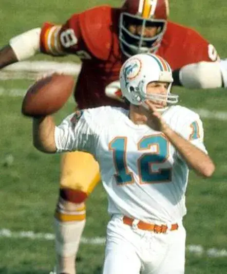 BOB GRIESE Miami Dolphins 1972 Throwback NFL Football Jersey 