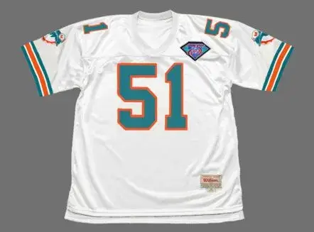 BRYAN COX Miami Dolphins 1994 Throwback NFL Football Jersey