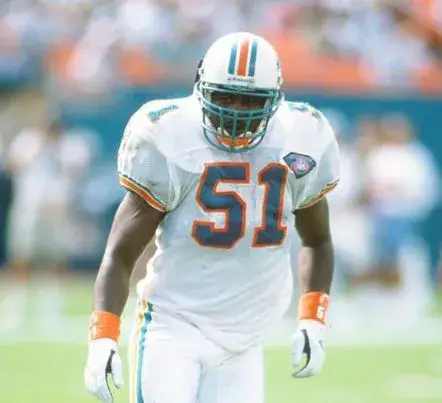 BRYAN COX Miami Dolphins 1994 Throwback NFL Football Jersey 