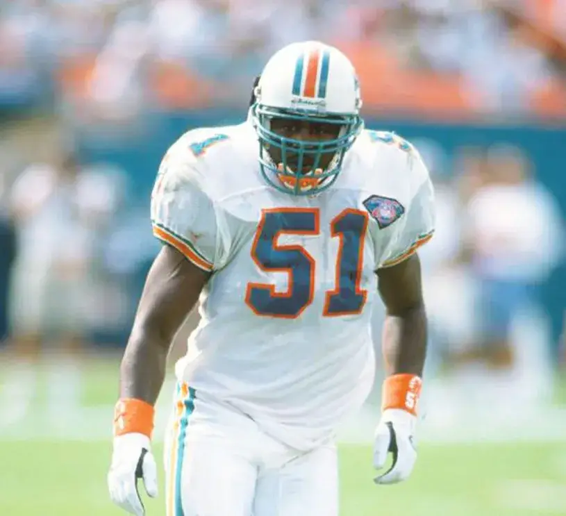BRYAN COX Miami Dolphins 1994 Throwback NFL Football Jersey 