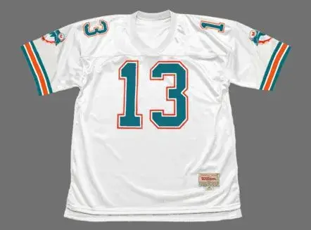 DAN MARINO Miami Dolphins 1989 Throwback NFL Football Jersey