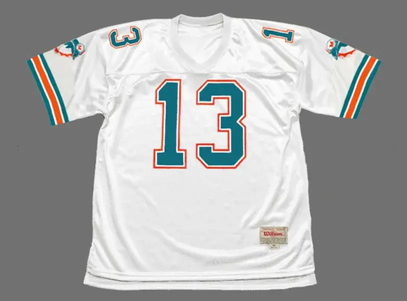 DAN MARINO Miami Dolphins 1989 Throwback NFL Football Jersey