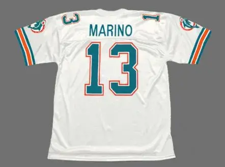 DAN MARINO Miami Dolphins 1989 Throwback NFL Football Jersey 