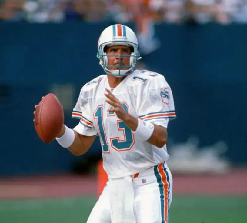 DAN MARINO Miami Dolphins 1989 Throwback NFL Football Jersey 