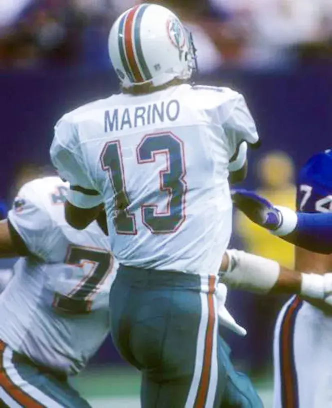 DAN MARINO Miami Dolphins 1989 Throwback NFL Football Jersey 