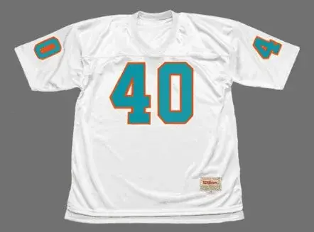 DICK ANDERSON Miami Dolphins 1972 Throwback NFL Football Jersey
