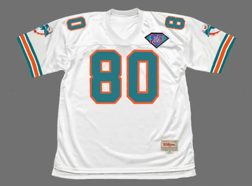 IRVING FRYAR Miami Dolphins 1994 Throwback NFL Football Jersey