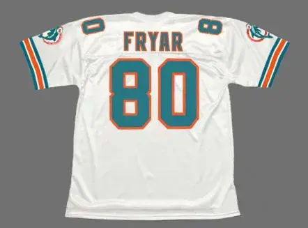IRVING FRYAR Miami Dolphins 1994 Throwback NFL Football Jersey 