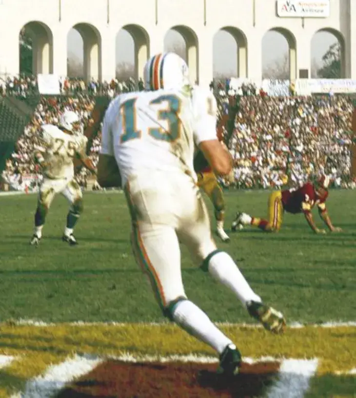 JAKE SCOTT Miami Dolphins 1972 Throwback NFL Football Jersey 