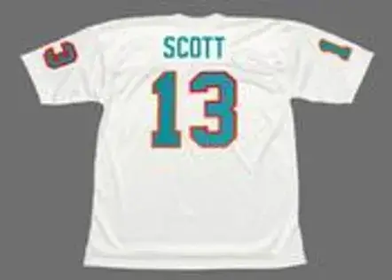 JAKE SCOTT Miami Dolphins 1972 Throwback NFL Football Jersey 