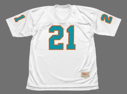 JIM KIICK Miami Dolphins 1972 Throwback NFL Football Jersey