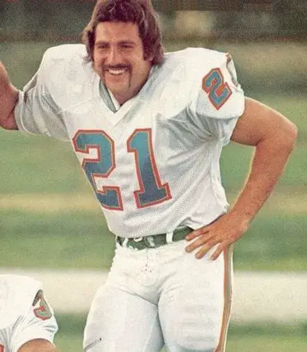 JIM KIICK Miami Dolphins 1972 Throwback NFL Football Jersey 