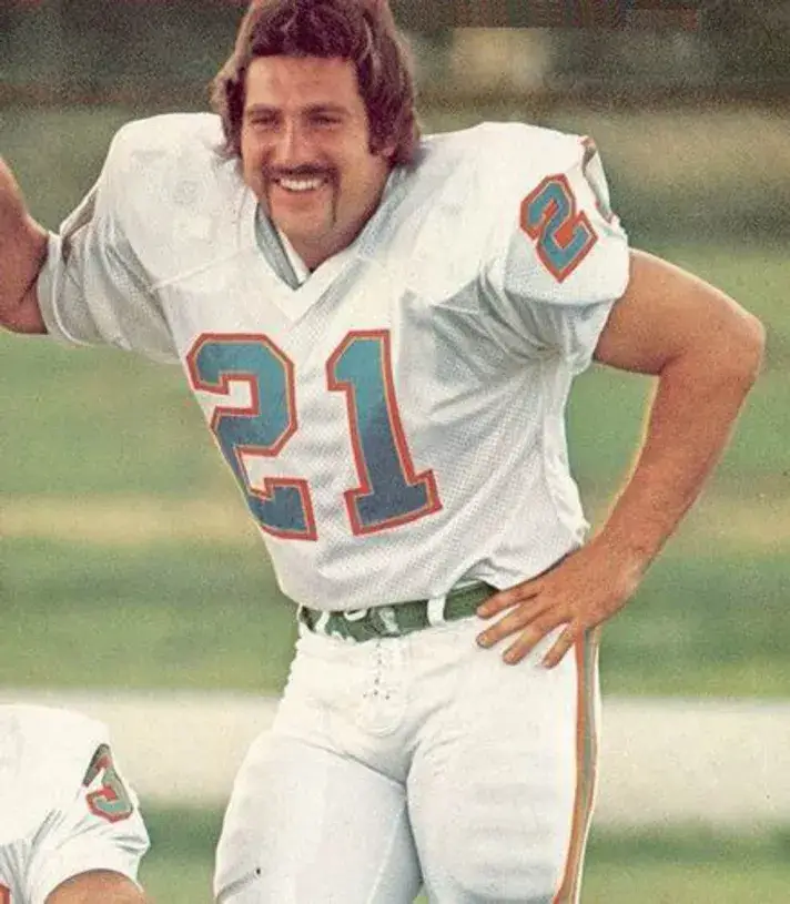 JIM KIICK Miami Dolphins 1972 Throwback NFL Football Jersey 