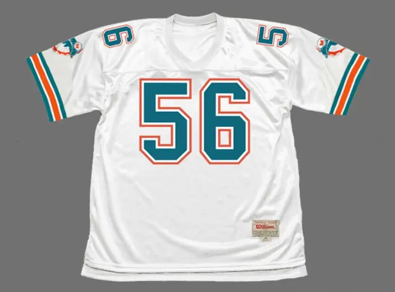 JOHN OFFERDAHL Miami Dolphins 1988 Throwback NFL Football Jersey
