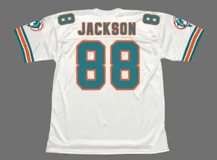 KEITH JACKSON Miami Dolphins 1994 Throwback NFL Football Jersey 