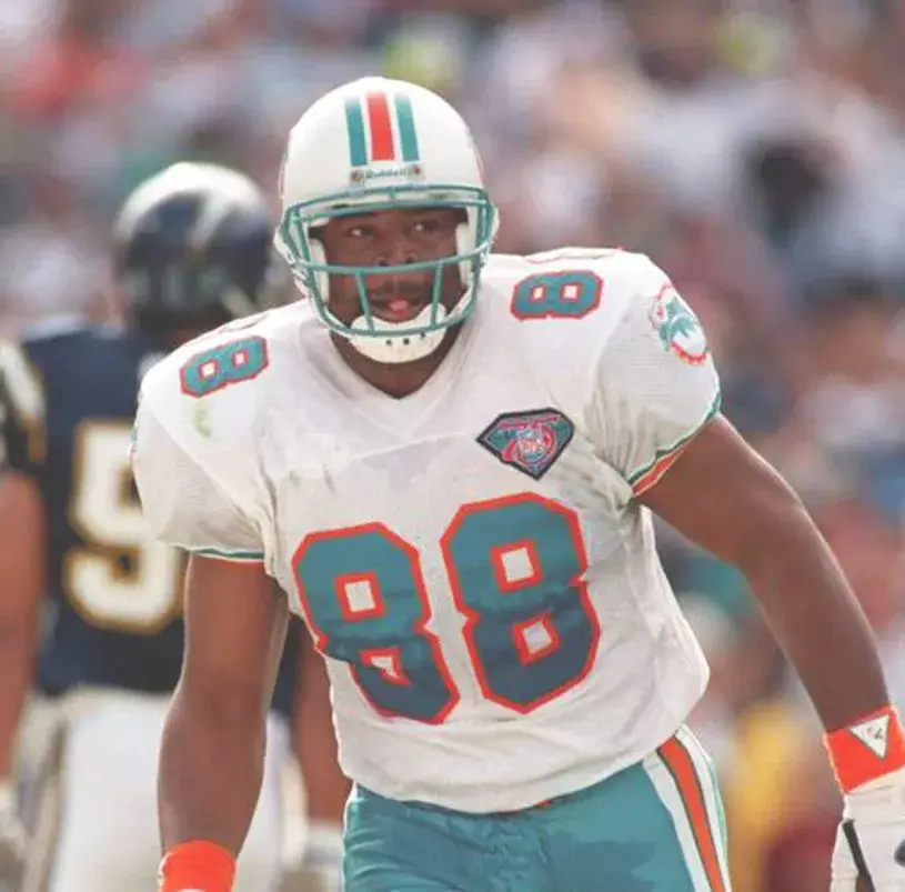 KEITH JACKSON Miami Dolphins 1994 Throwback NFL Football Jersey 