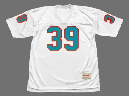 LARRY CSONKA Miami Dolphins 1972 Throwback NFL Football Jersey
