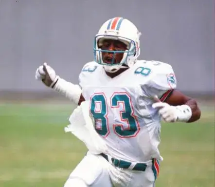 MARK CLAYTON Miami Dolphins 1989 Throwback NFL Football Jersey 
