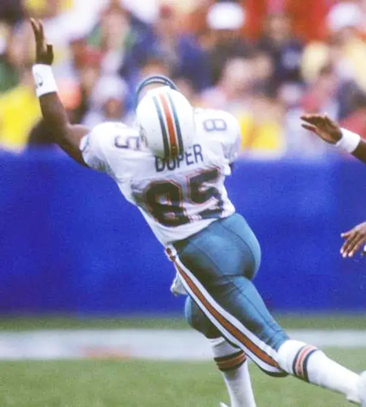 MARK DUPER Miami Dolphins 1989 Throwback NFL Football Jersey 