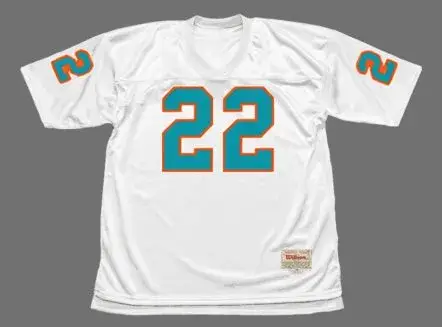 MERCURY MORRIS Miami Dolphins 1972 Throwback NFL Football Jersey