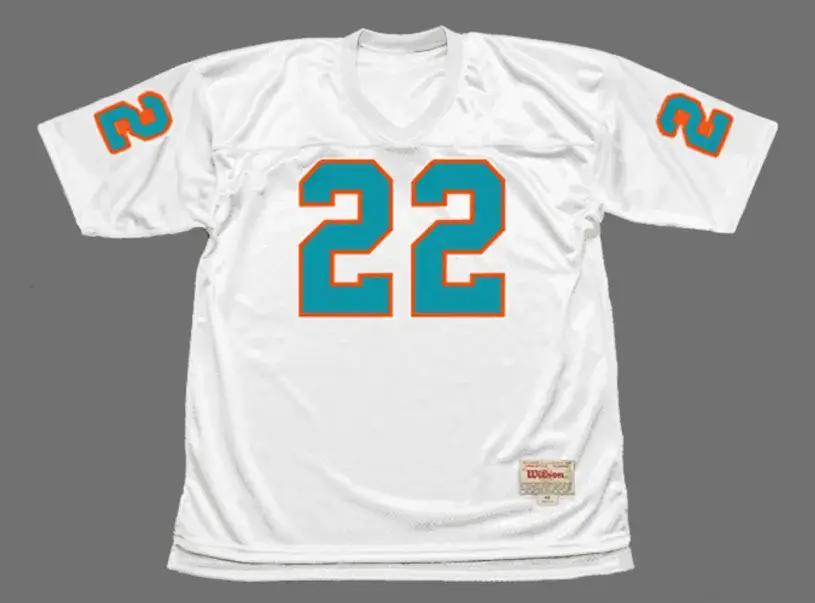 MERCURY MORRIS Miami Dolphins 1972 Throwback NFL Football Jersey
