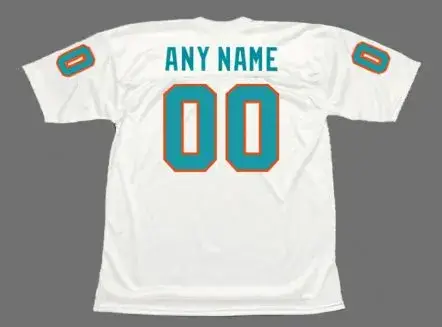 MIAMI DOLPHINS 1970’s Away Throwback NFL Jersey Customized “Any Name & Number(s)” 