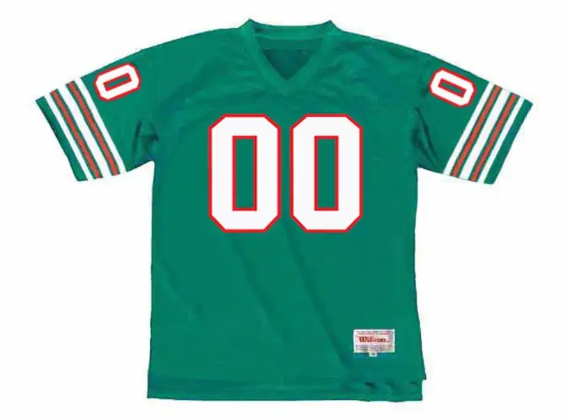 MIAMI DOLPHINS 1970’s Home Throwback NFL Jersey Customized “Any Name & Number(s)”
