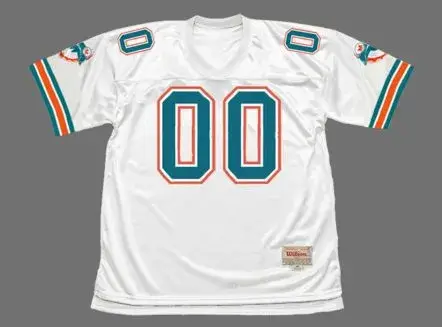 MIAMI DOLPHINS 1980’s Throwback NFL Jersey Customized “Any Name & Number(s)”