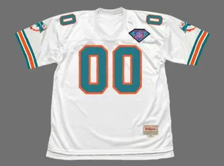 MIAMI DOLPHINS 1994 Throwback NFL Jersey Customized “Any Name & Number(s)”