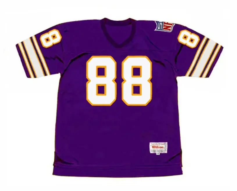 ALAN PAGE Minnesota Vikings 1969 Throwback Home NFL Football Jersey
