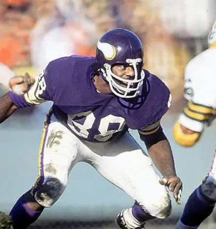 ALAN PAGE Minnesota Vikings 1975 Home Throwback NFL Football Jersey 