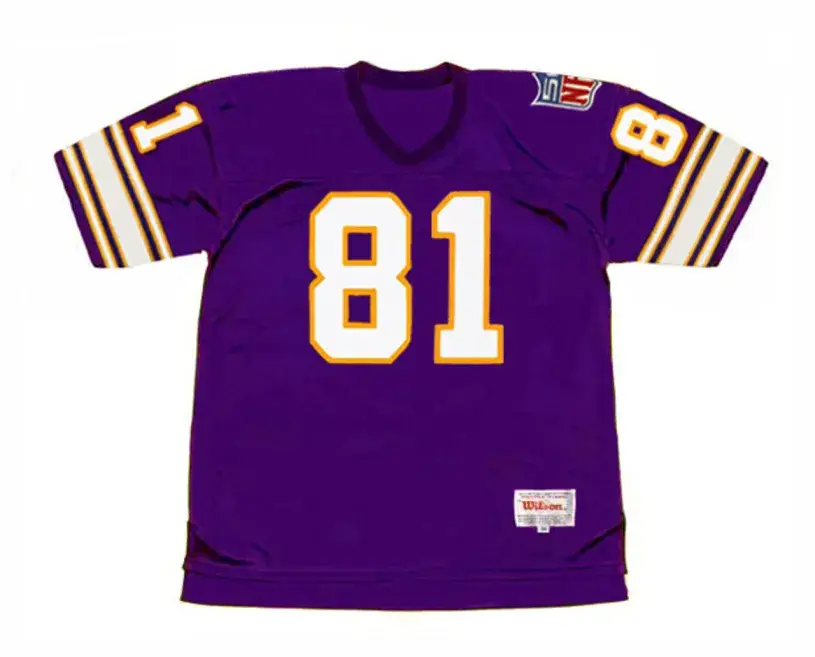 CARL ELLER Minnesota Vikings 1969 Throwback Home NFL Football Jersey