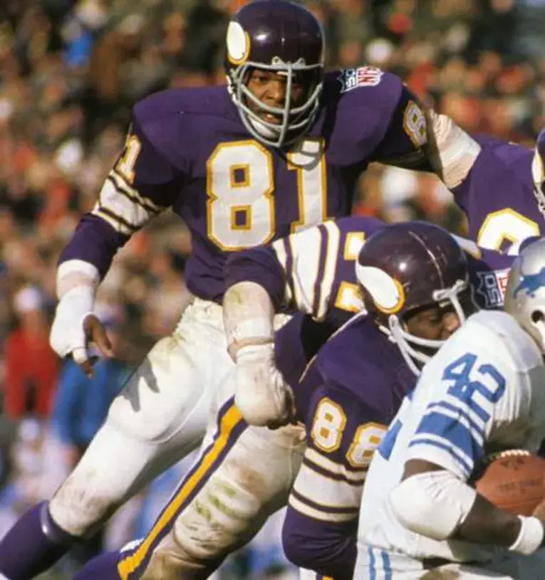 CARL ELLER Minnesota Vikings 1969 Throwback Home NFL Football Jersey 