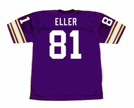 CARL ELLER Minnesota Vikings 1975 Home Throwback NFL Football Jersey 