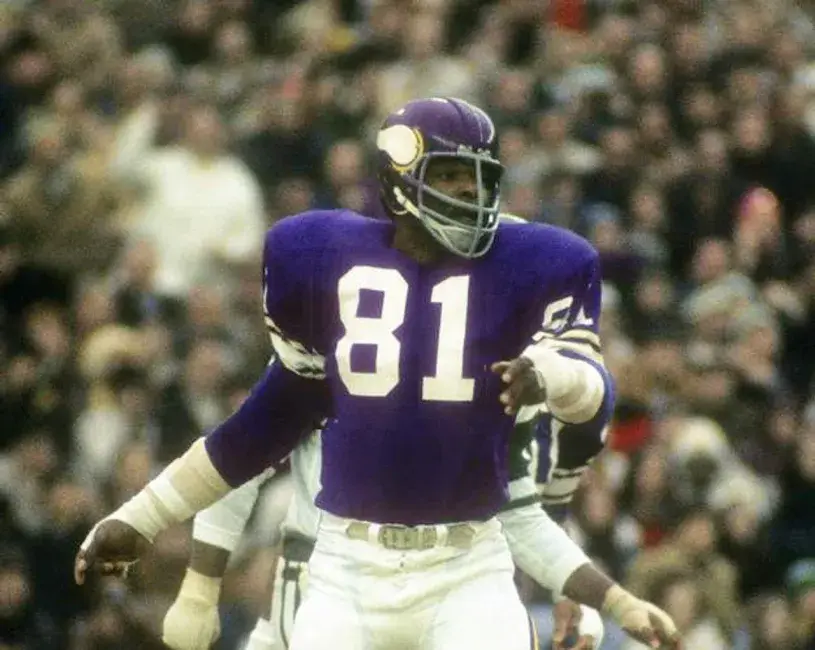 CARL ELLER Minnesota Vikings 1975 Home Throwback NFL Football Jersey 