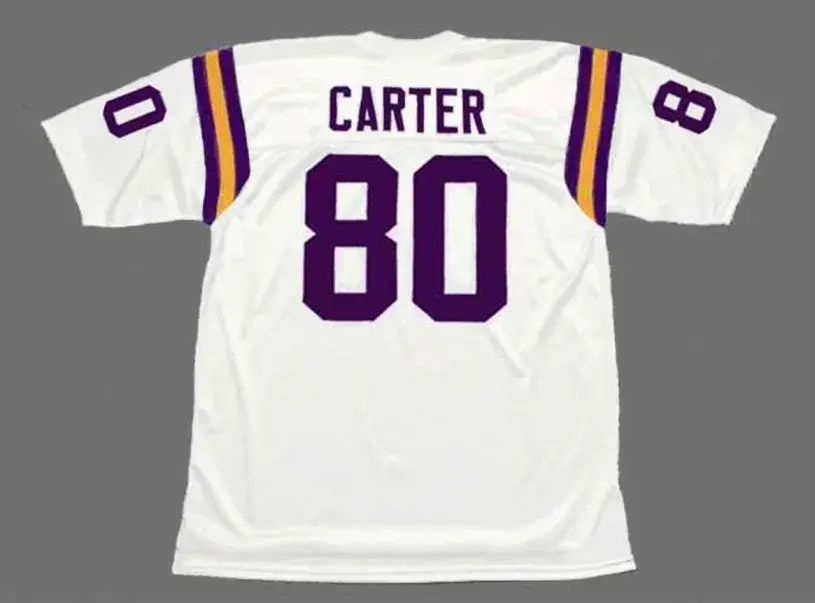 CRIS CARTER Minnesota Vikings 1994 Throwback Away NFL Football Jersey 
