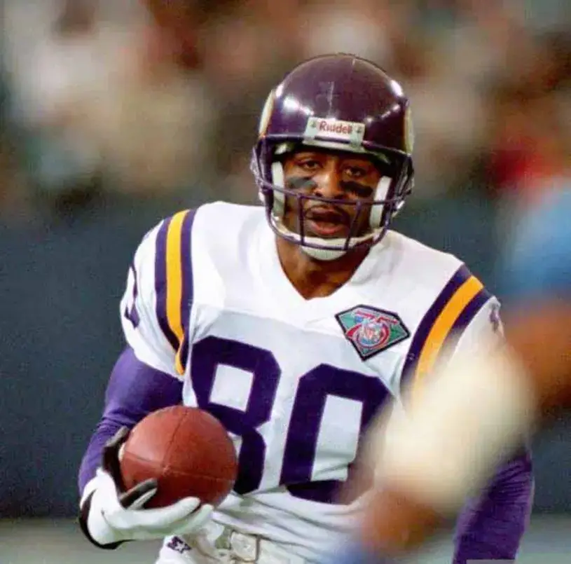 CRIS CARTER Minnesota Vikings 1994 Throwback Away NFL Football Jersey 