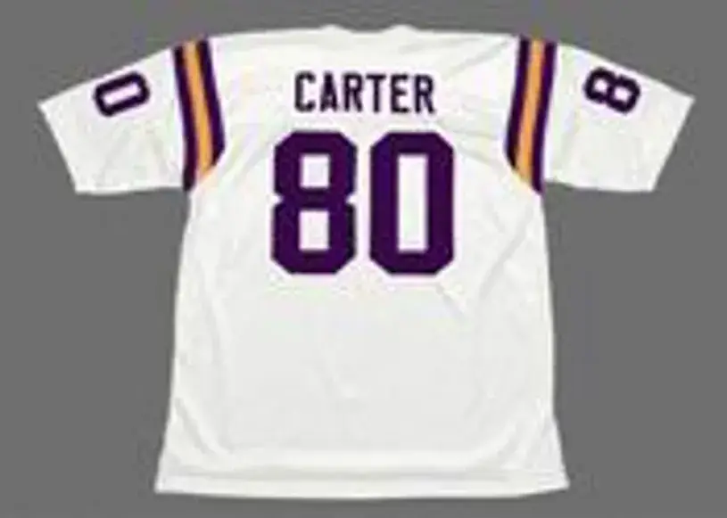 CRIS CARTER Minnesota Vikings 1994 Throwback Away NFL Football Jersey 