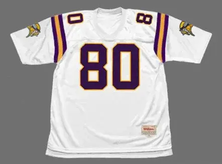 CRIS CARTER Minnesota Vikings 1998 Away Throwback NFL Football Jersey