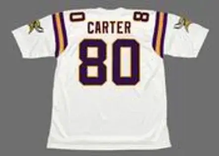 CRIS CARTER Minnesota Vikings 1998 Away Throwback NFL Football Jersey 
