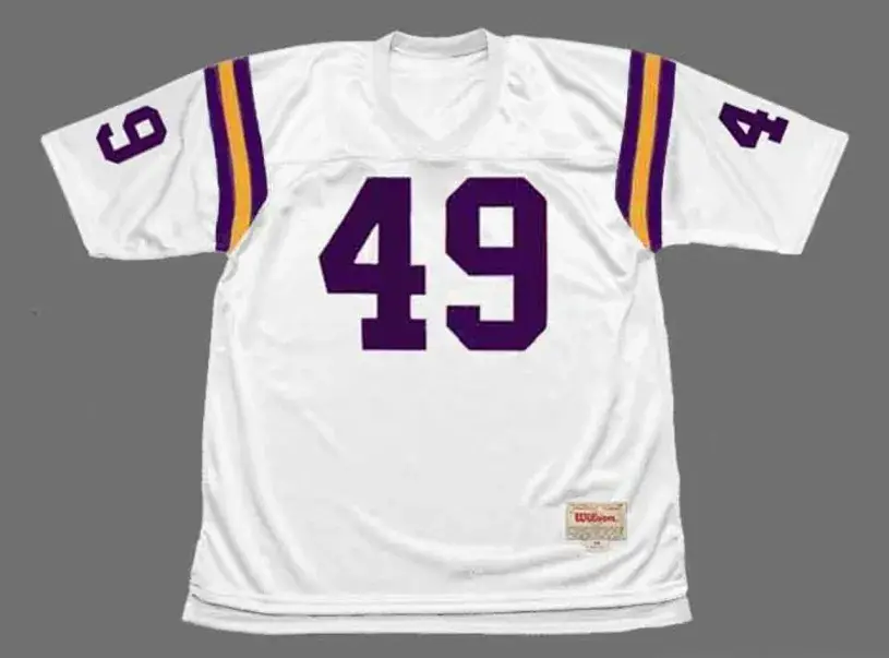 ED MARINARO Minnesota Vikings 1975 Away Throwback NFL Football Jersey