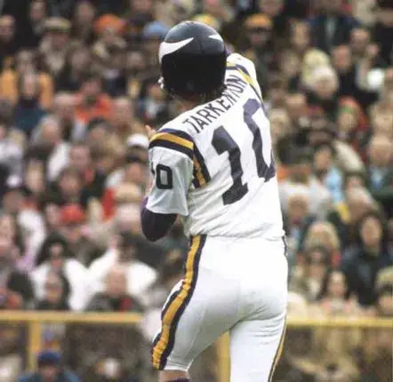 FRAN TARKENTON Minnesota Vikings 1975 Away Throwback NFL Football Jersey 