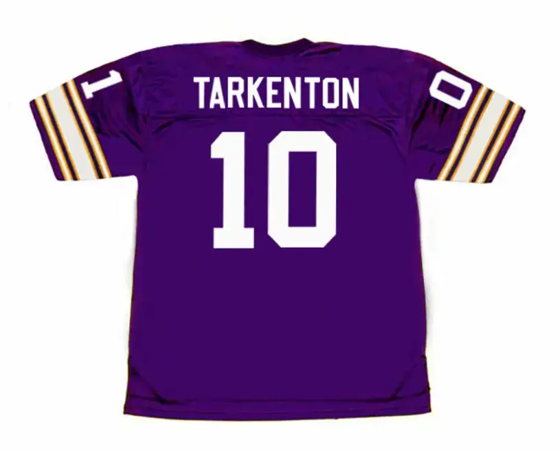 FRAN TARKENTON Minnesota Vikings 1975 Home Throwback NFL Football Jersey 