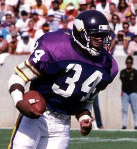 HERSCHEL WALKER Minnesota Vikings 1991 Home Throwback NFL Football Jersey 