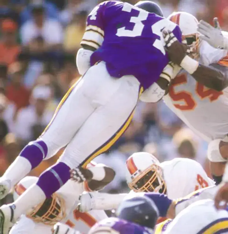 HERSCHEL WALKER Minnesota Vikings 1991 Home Throwback NFL Football Jersey 