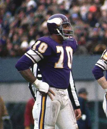 JIM MARSHALL Minnesota Vikings 1969 Throwback Home NFL Football Jersey 